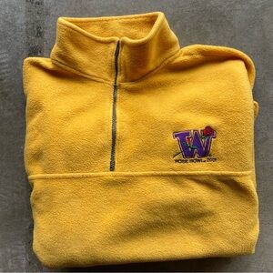 Vintage Y2K UW Washington Huskies Quarter Zip Fleece